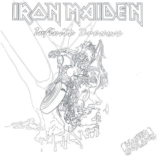 Rock n Roll Colouring Iron Maiden Colouring Book II