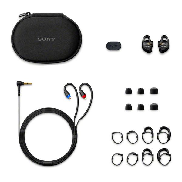 Sony IER-M500 red and blue