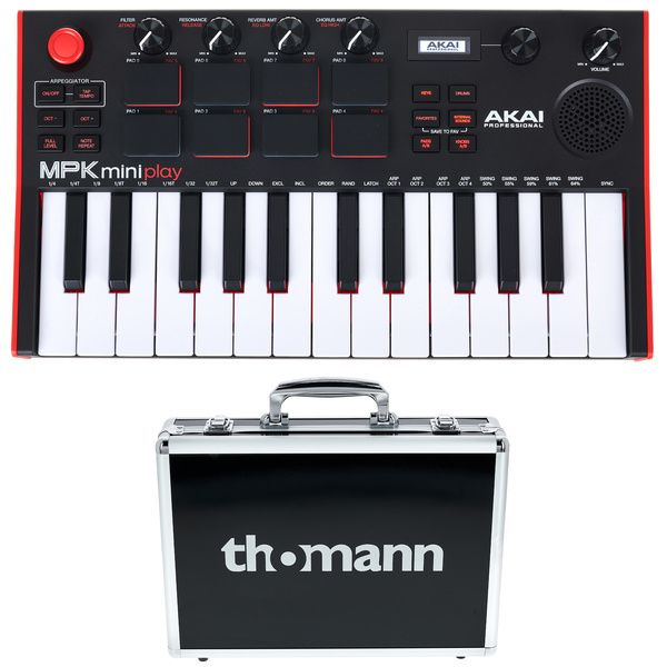 AKAI Professional MPK mini Play MK3 Case Bundle