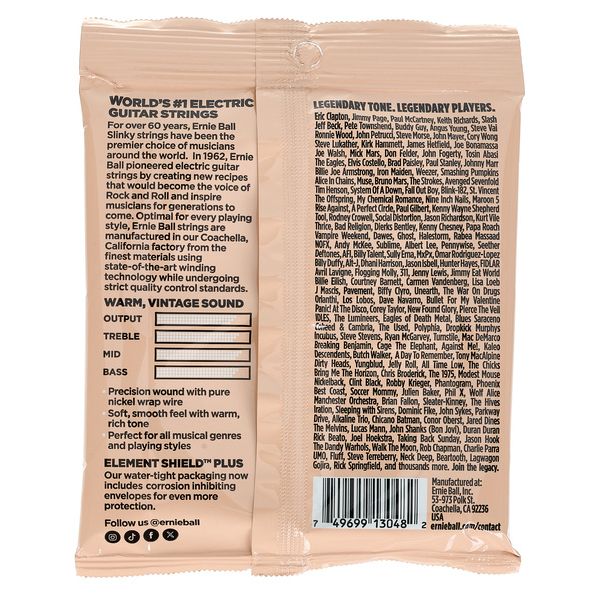 Ernie Ball Turbo Slinky 2256