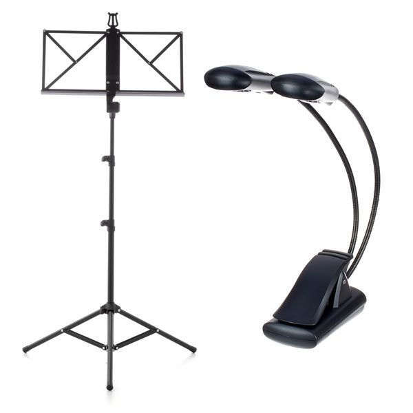 Thomann Music Stand Alu Lamp Bundle