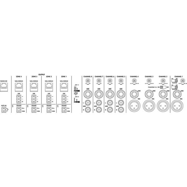 Monacor PA-M412