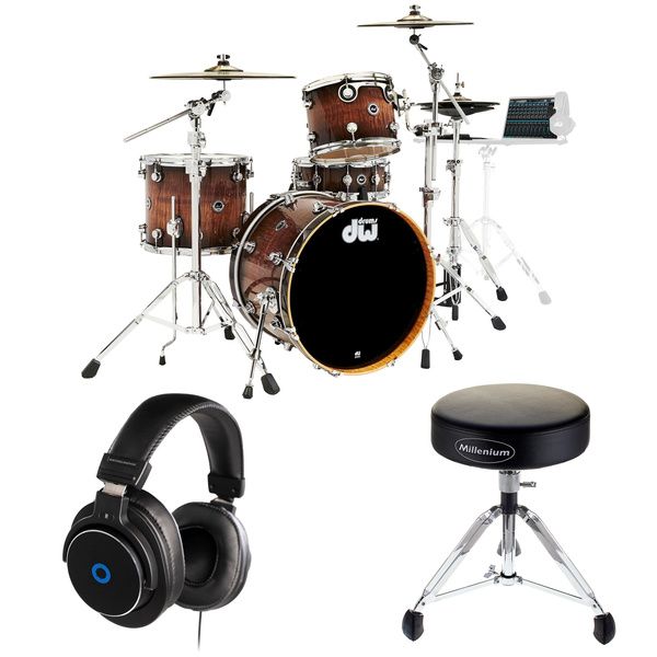 DW DWe E33 Drum Kit Exotic Bundle