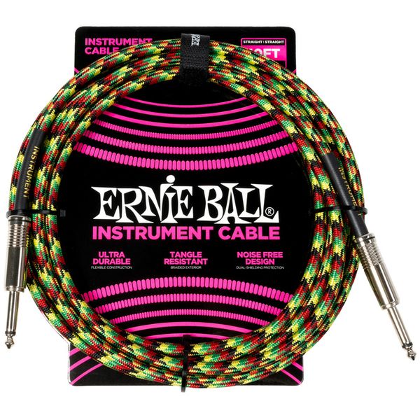 Ernie Ball Instr.Cable Braided 10ft 6480