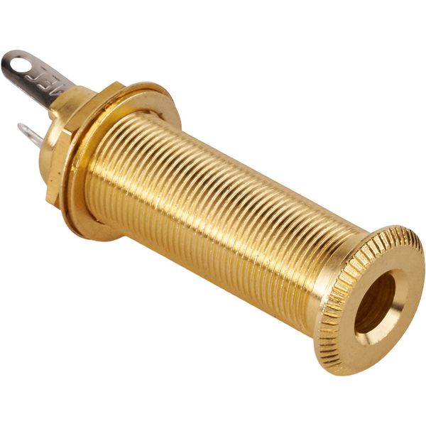 MEC Closed Stereo Jack Socket Gold