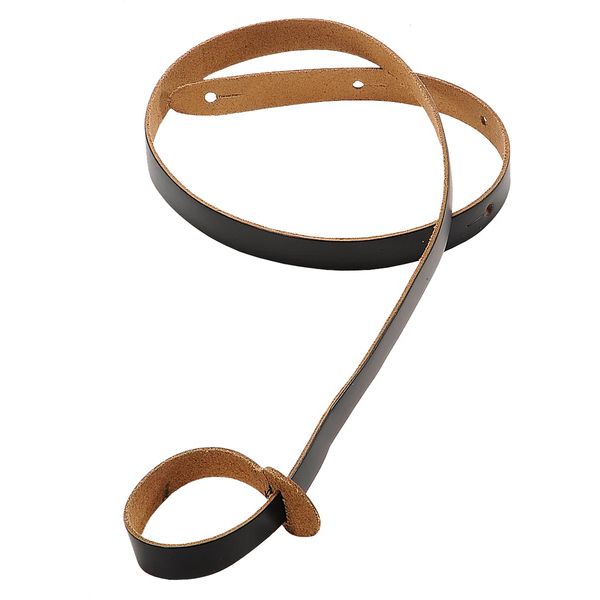 Levys Leather Mandolin Strap BK