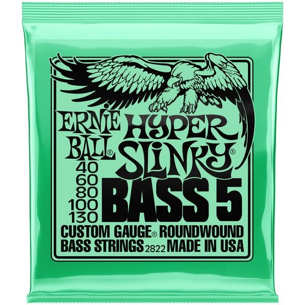 Ernie Ball 2822 Hyper Slinky 5-string set
