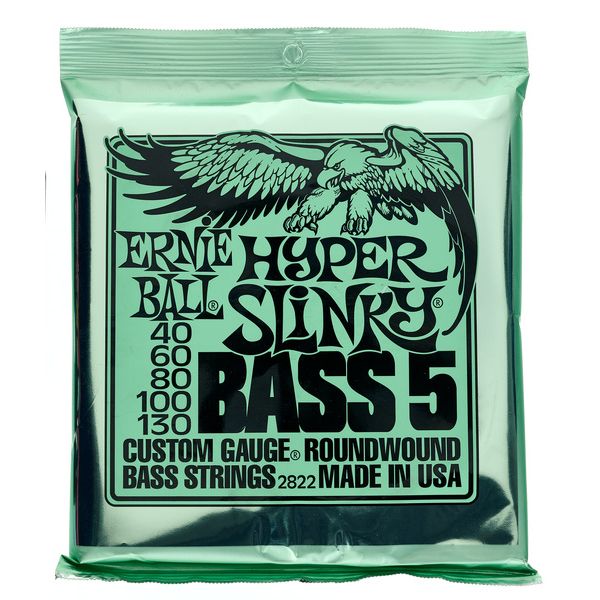 Ernie Ball 2822 Hyper Slinky 5-string set