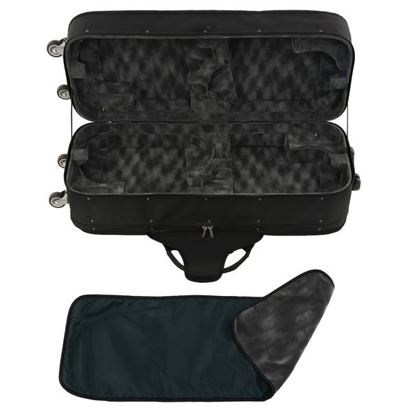 Roth & Junius RJVC/W Quattro Vn Case Wheels