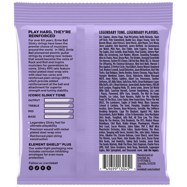 Ernie Ball 2244 RPS Ultra Slinky