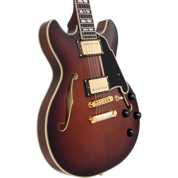DAngelico Excel Mini DC Amaretto Burst