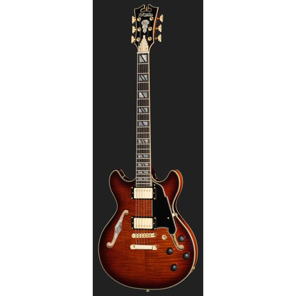 DAngelico Excel Mini DC Amaretto Burst