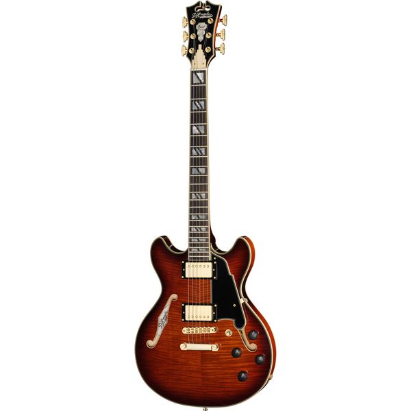 DAngelico Excel Mini DC Amaretto Burst