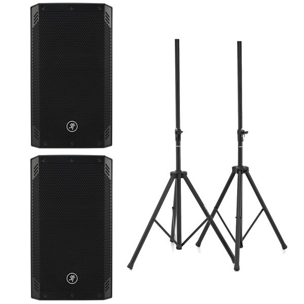 Mackie Thrash12v2 Stereo stand Bundle