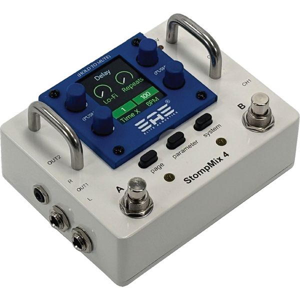 Elite Acoustics Stompmix 4 Pedal Mixer White
