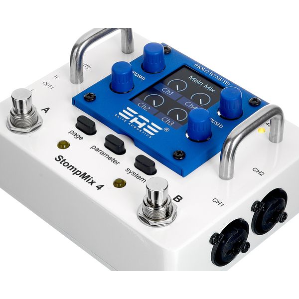 Elite Acoustics Stompmix 4 Pedal Mixer White