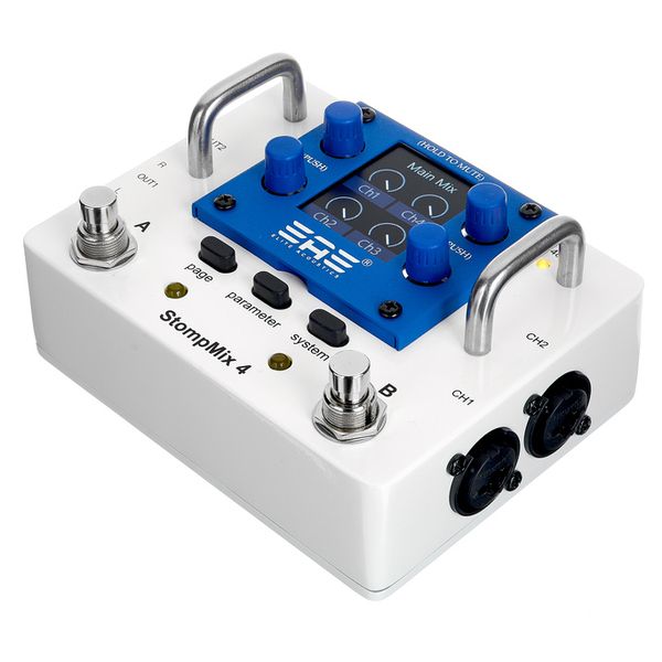 Elite Acoustics Stompmix 4 Pedal Mixer White
