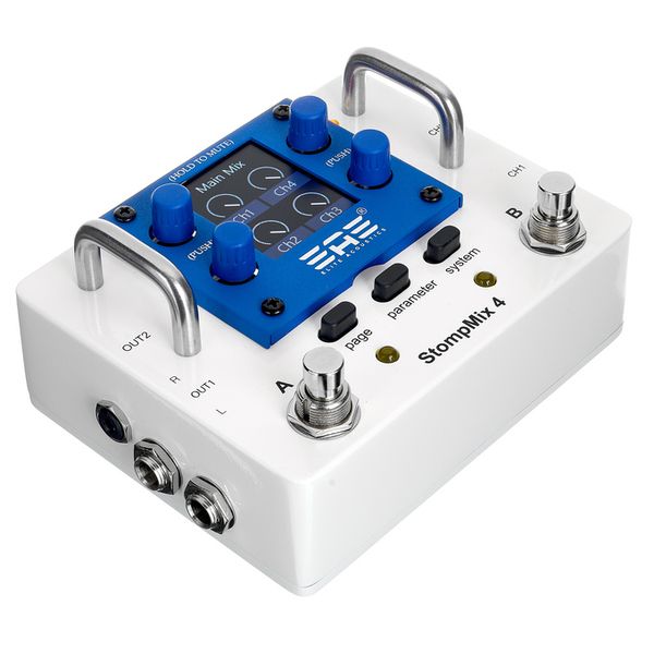Elite Acoustics Stompmix 4 Pedal Mixer White