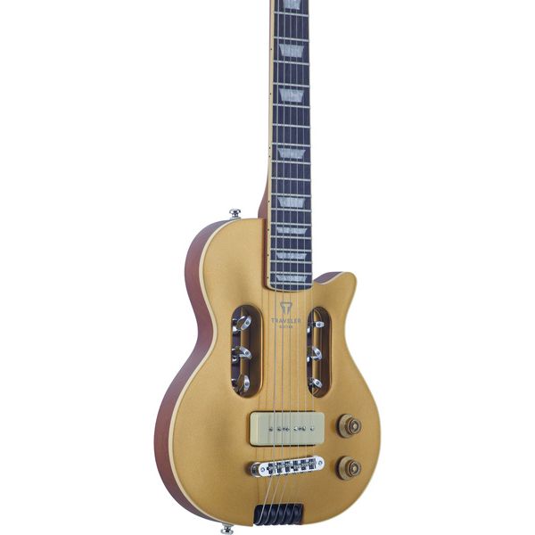 Traveler Guitar EG 1 Deluxe P90 Gold