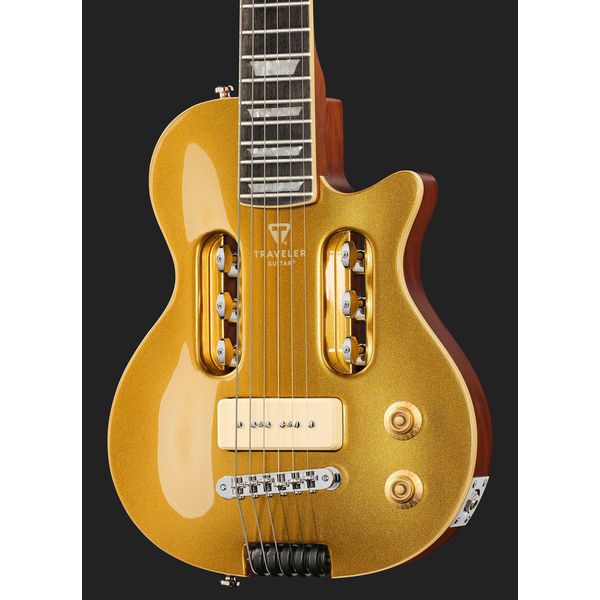 Traveler Guitar EG 1 Deluxe P90 Gold