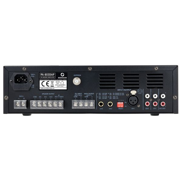 Monacor PA-803DAP 4 room bundle