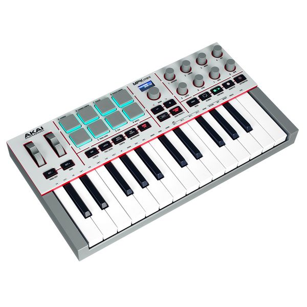 AKAI Professional MPK Mini IV Gray-AIEP3 Bundle