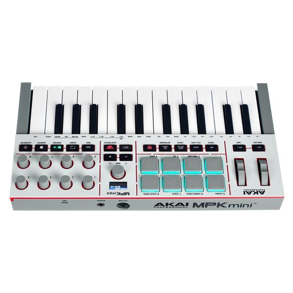 AKAI Professional MPK Mini IV Gray-AIEP3 Bundle