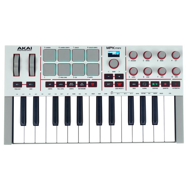 AKAI Professional MPK Mini IV Gray-AIEP3 Bundle