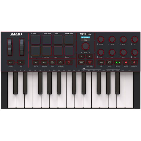 AKAI Professional MPK Mini IV Black-AIEP3 Bundle