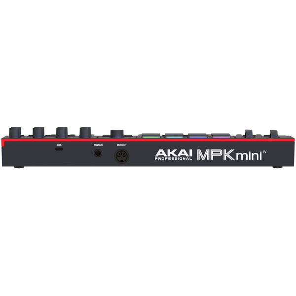 AKAI Professional MPK Mini IV Black-AIEP3 Bundle