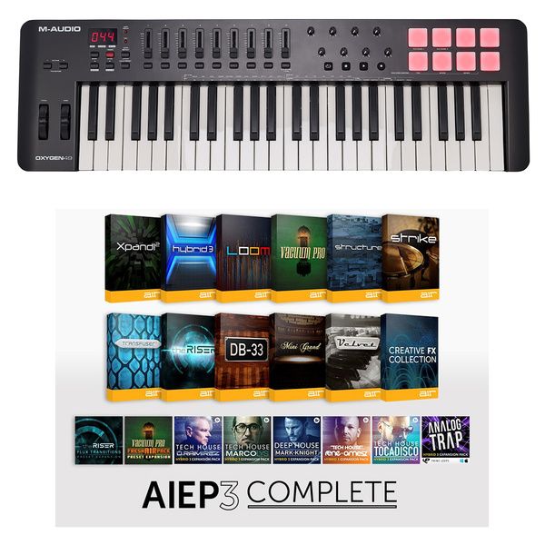 M-Audio Oxygen 49 MK5 - AIEP 3 Bundle
