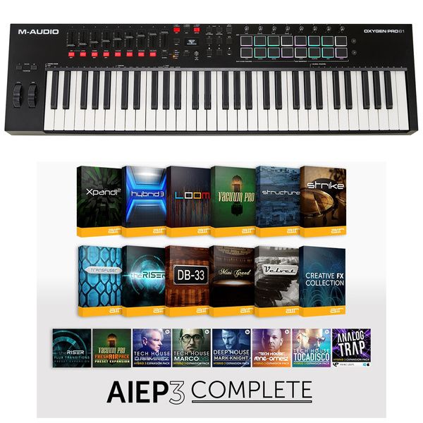 M-Audio Oxygen Pro 61 - AIEP3 Bundle