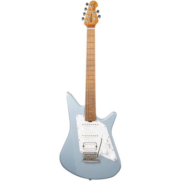 Music Man Albert Lee HSS Firemist Silver