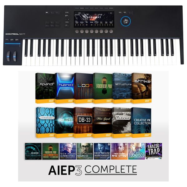 Native Instruments Kontrol S61 MK3 - AIEP3 Bundle