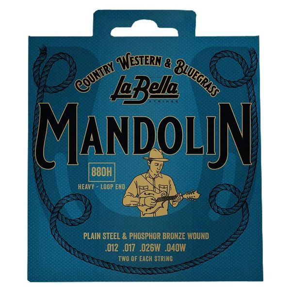 La Bella 880H Mandolin Ph.Br. Heavy