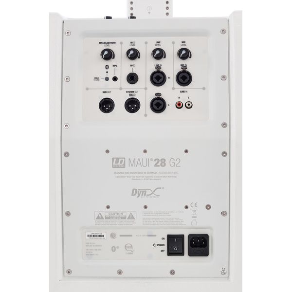 LD Systems Maui 28 G2 White Stereo Bundle