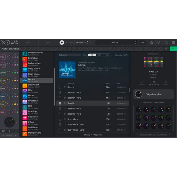 XLN Audio XO Expansion - Dubstep