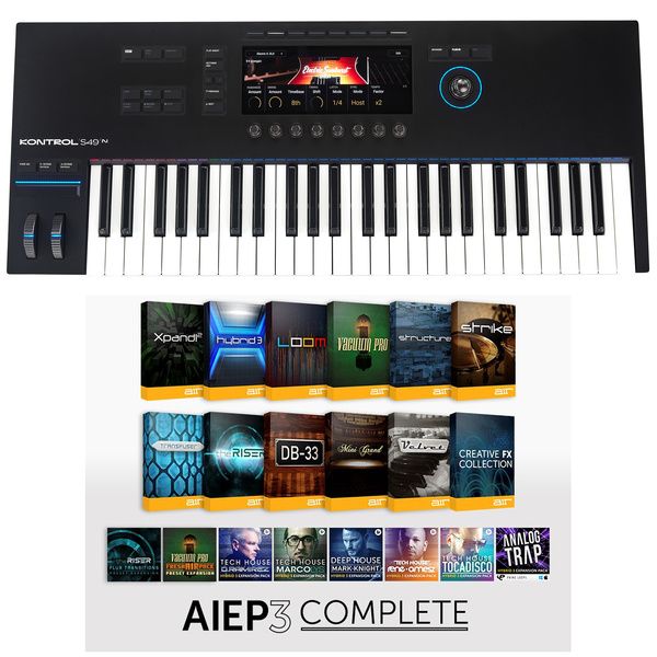 Native Instruments Kontrol S49 MK3 - AIEP3 Bundle