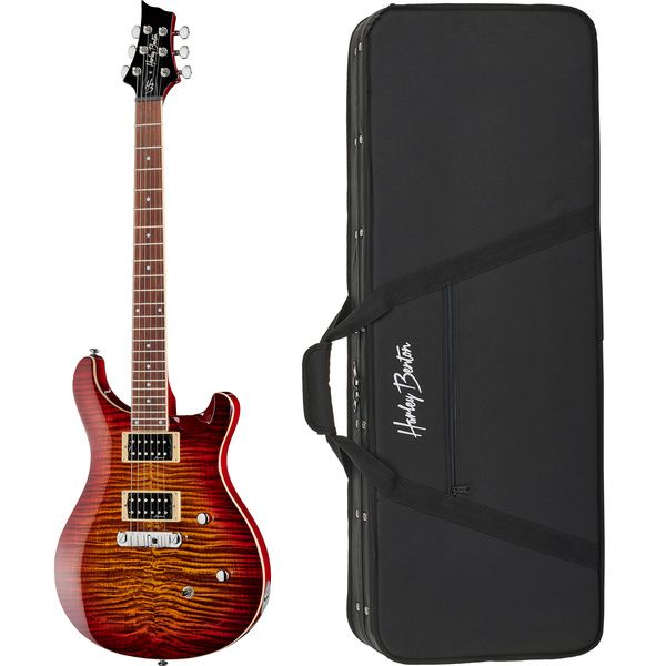 Harley Benton CST-24 Paradise Flame w/Case