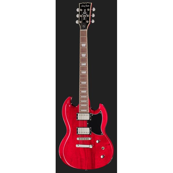 Harley Benton DC-Custom II Cherry Set 2