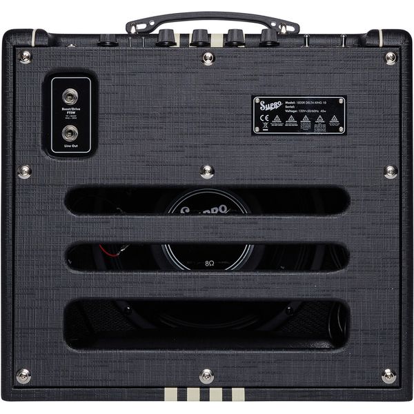 Supro Delta King 10 Black & Cream