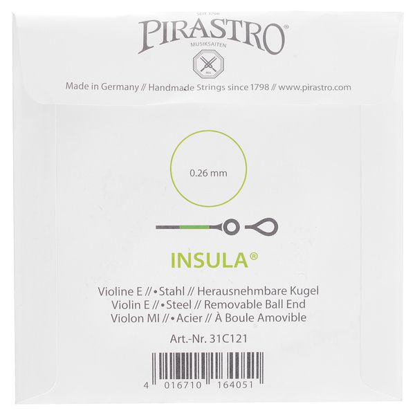 Pirastro Insula E Violin String 4/4