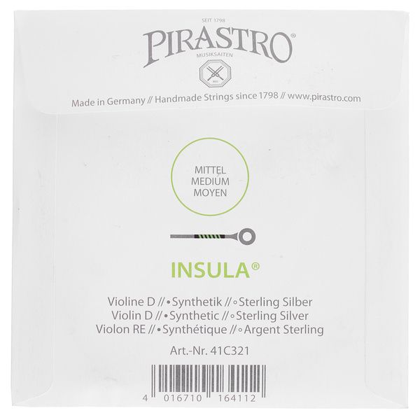 Pirastro Insula D Violin String 4/4