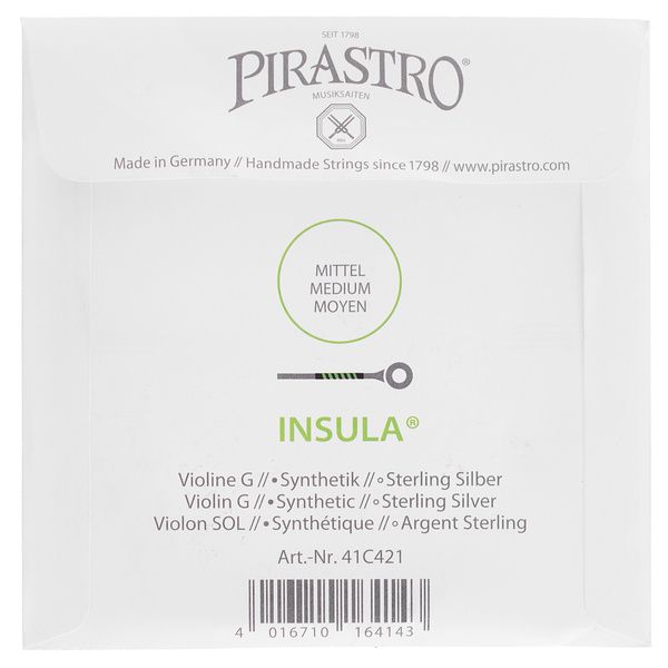 Pirastro Insula G Violin String 4/4