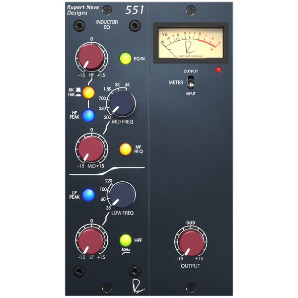 Rupert Neve Designs 551 Inductor EQ Plug-in