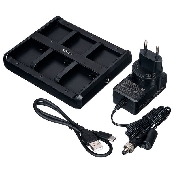 Synco Six Slot Battery Charger