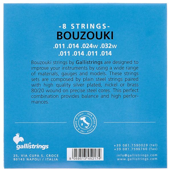 Galli Strings LSB11 Greek Bouzouki Strings
