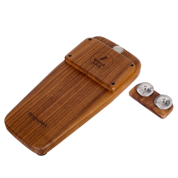 Drumport StompTech Wood Kick Walnut