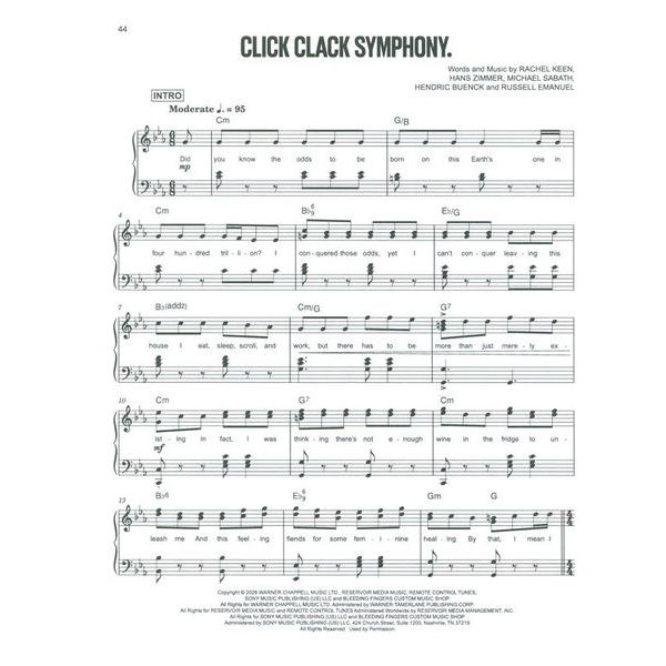 Hal Leonard Raye Thus Music May Contain