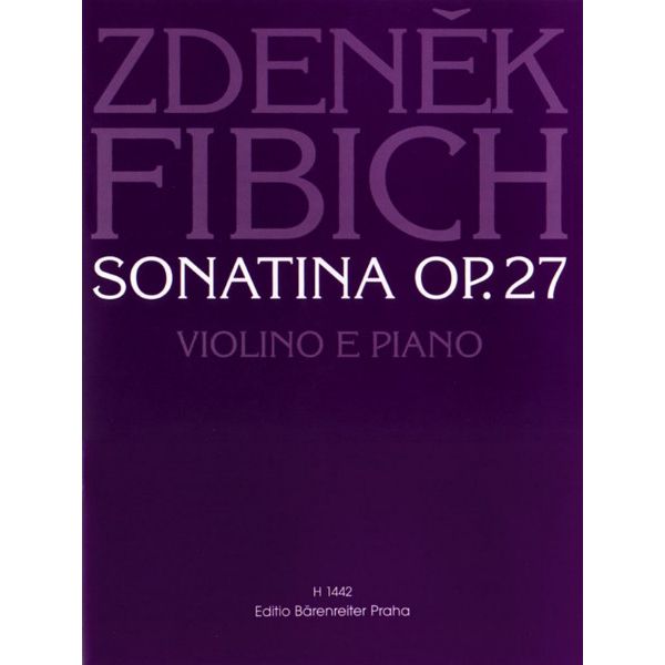 Bärenreiter Fibich Sonatine op. 27